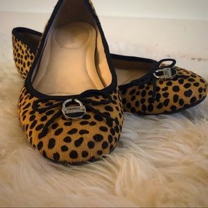 Calvin Klein Leopard flats size 6 1/2
